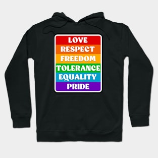 pride colors Hoodie